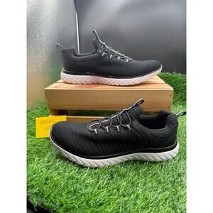 Athletic Works-Slip on-Sneakers-Black-Size 8W